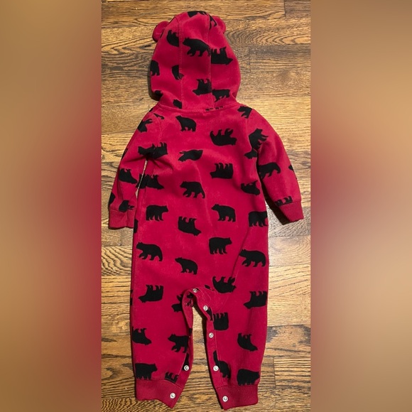 Fleece Bear One Piece Size 9 Months - Picture 2 of 3